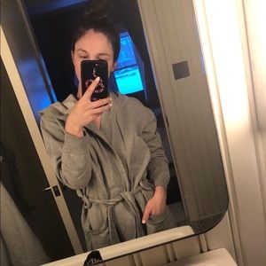 *Drake Devonshire Grey Cotton Robe